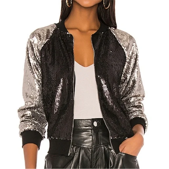Lovers Friends Jackets Coats Lovers Friends Sequin Barb